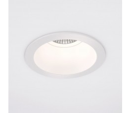 Spot encastré Abou Dhabi - Rond - Fixe - à ressorts - GU10 - Blanc structuré - ID to Light