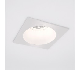 Spot encastré Valence - Carré - Fixe - à ressorts - GU10 - Blanc structuré - ID to Light