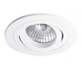 Spot encastré - Rond - 3 anneaux - Orientable - à lamelles - GU10 - Blanc - Bel Lighting