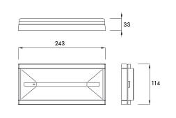 Eclairage de sécurité Led Prodigy - non permanent - 2,7W - 280lm - Linergy