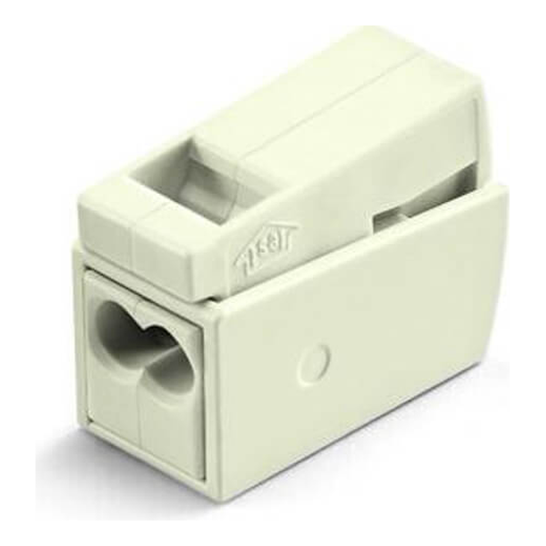 [WAG224-112/100pc] Borne luminaire pour 2 conducteurs 2,5mm² - 100 pièces - Wago