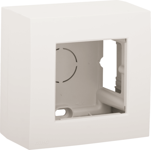 Boîte de montage simple apparente - White - Niko
