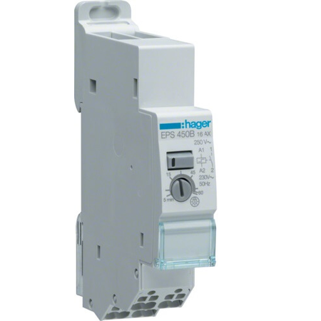 Télérupteur minuterie modulaire - 1NO - 16A - 230V - Quick connect - Hager