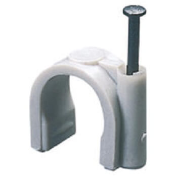 Attache à clouer - 9-10mm - Gris - 100 pièces - Gewiss