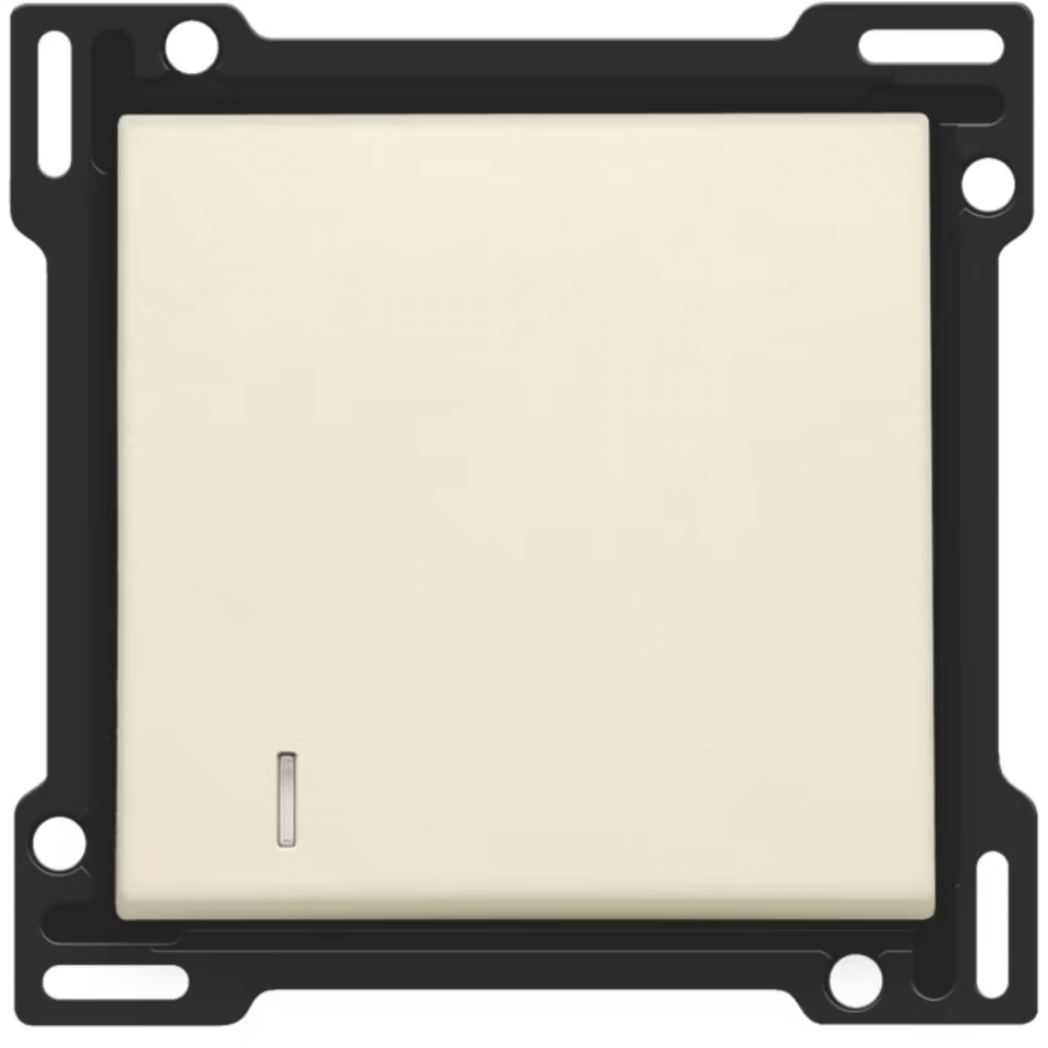 [NIK100-60005] Manette simple avec témoin - Crème - Niko