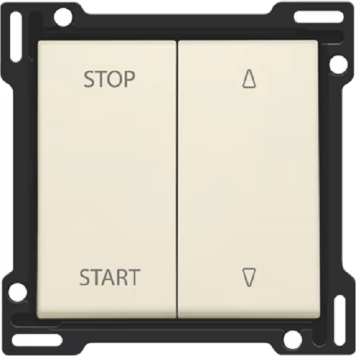 Manette pour bouton poussoir pour volet - Crème - Niko