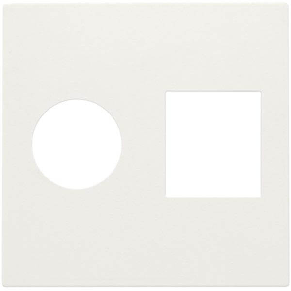 Enjoliveur pour prise TV/RJ45 - White - Niko