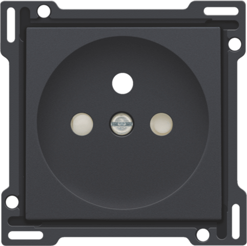 Enjoliveur prise avec terre - Anthracite - Niko