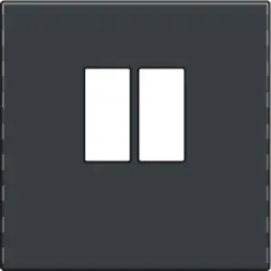 Enjoliveur pour prise audio - Simple - Anthracite - Niko