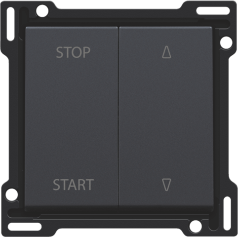 Manette pour bouton poussoir pour volet - Anthracite - Niko