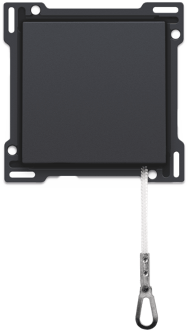 Set de finition pour interrupteur à tirage - Anthracite - Niko