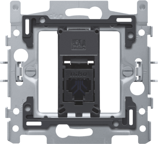 Socle prise informatique RJ45 - Simple - UTP6 - Niko