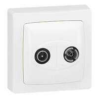 Prise TV/FM Oteo Monobloc - Blanc - Legrand