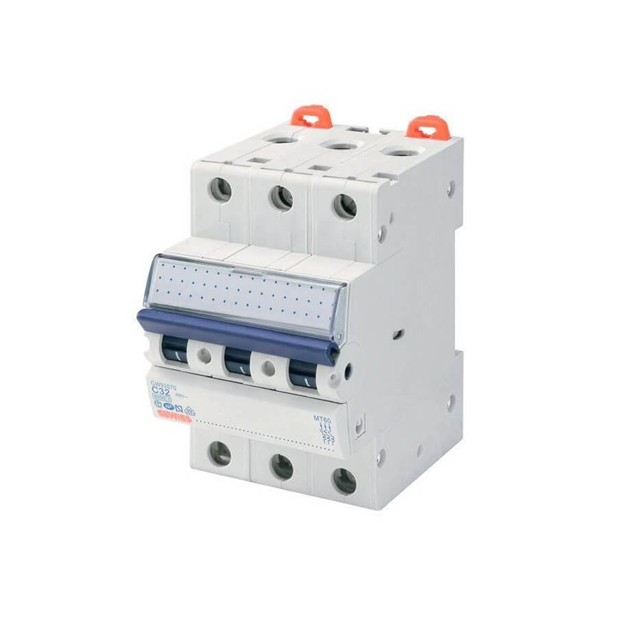 [GW92169] Disjoncteur MT45 - 3P - 4,5KA - 20A - Courbe C - Gewiss