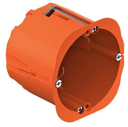 Boîtier simple pour cloison creuse H.61mm Helia O-range H.61mm