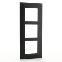 Plaque triple verticale - Entraxe 57mm - Valena Next - Noir - Legrand