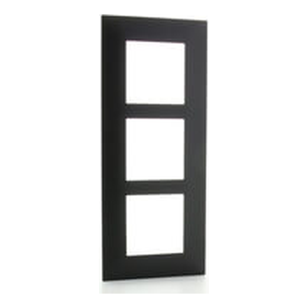 [LEG741159] Plaque triple verticale - Entraxe 57mm - Valena Next - Noir - Legrand
