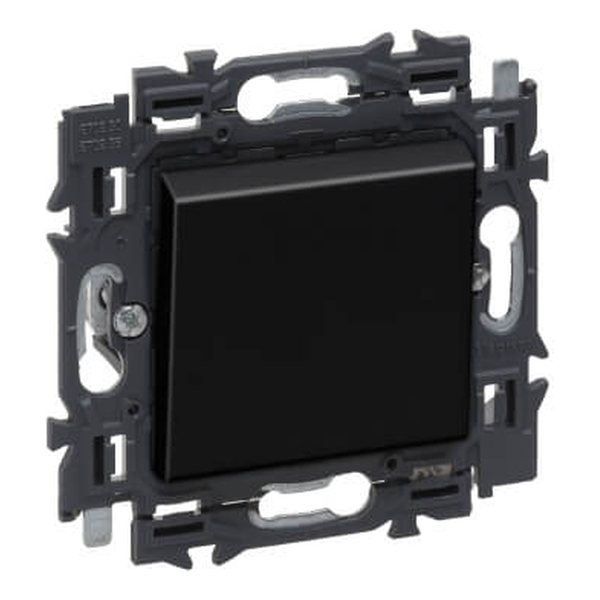 [LEG741754] Interrupteur unipolaire 10A - Connection rapide - Valena Next - Noir - Legrand