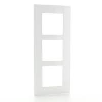 Plaque triple verticale - Entraxe 57mm - Valena Next - Blanc - Legrand