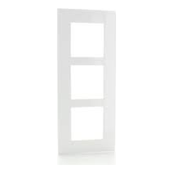 Plaque triple verticale - Entraxe 57mm - Valena Next - Blanc - Legrand