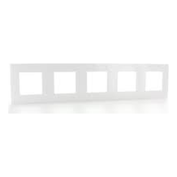 [LEG741105] Plaque quintuple horizontale - Entraxe 71mm - Valena Next - Blanc - Legrand