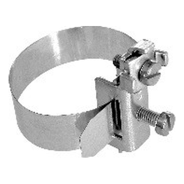 [TERRE32] Collier de mise à la terre de 190mm pour tuyau de 18 à 48mm