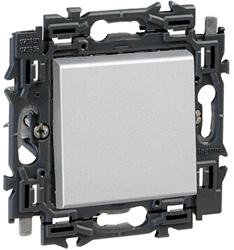 Interrupteur inverseur 10A - Connexion rapide - Valena Next - Alu - Legrand