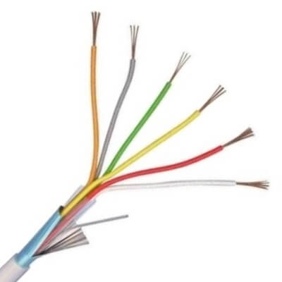 Câble alarme 6x0,22mm² - Bobine 100 mètres