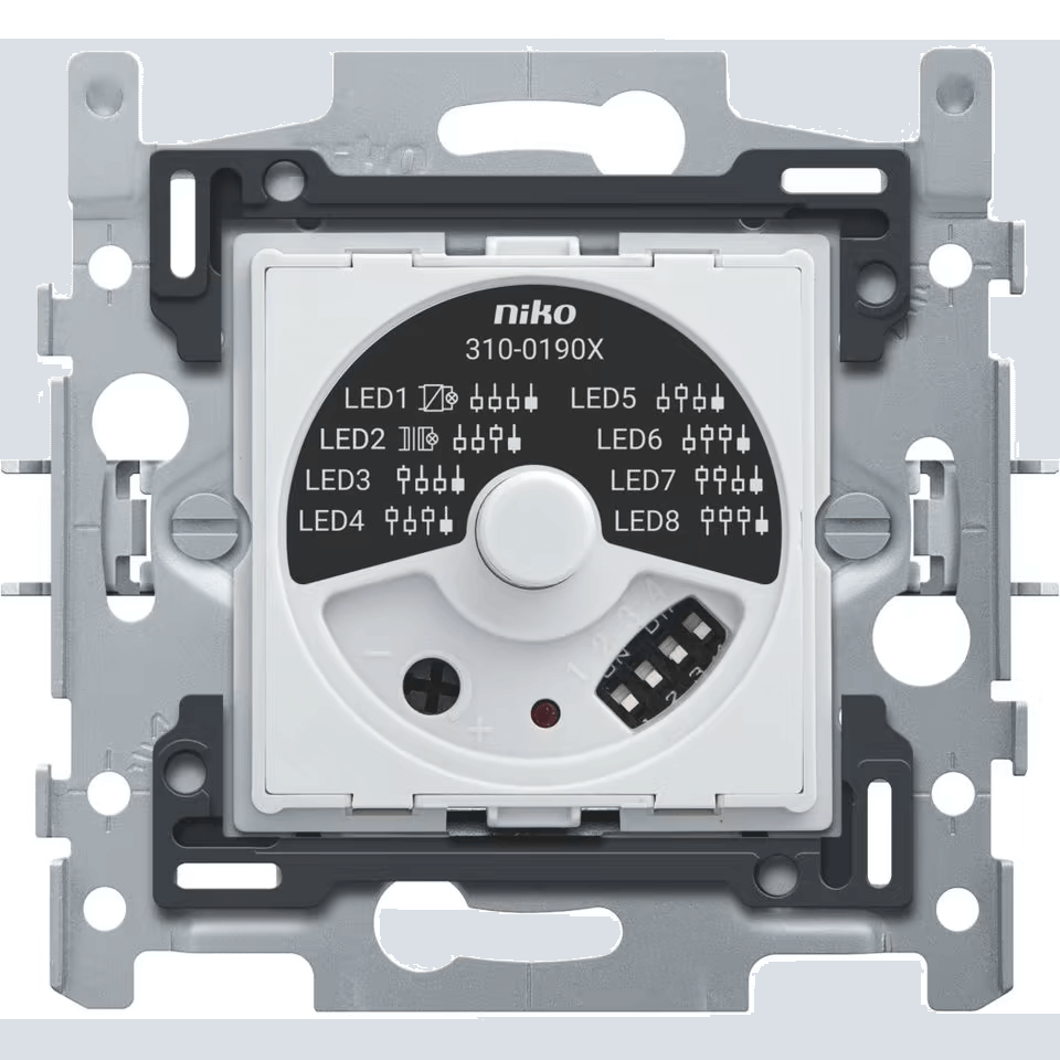 Variateur à bouton rotatif - 3 fils - 325W - Universel - Niko