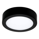 Applique / Plafonnier Led Moon 180 - Rond - 14W - 1050lm - 2700/3000/4000K° - Ø18cm - IP54 - Noir - Uni-bright