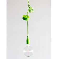 Suspension Pendula Silicon - E27 - Vert - Belucca