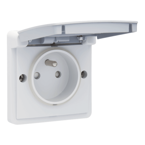 [NIK700-36605] Prise mono Hydro 2P+T - Quick Connect - Gris - IP55 16A - 250V - Niko