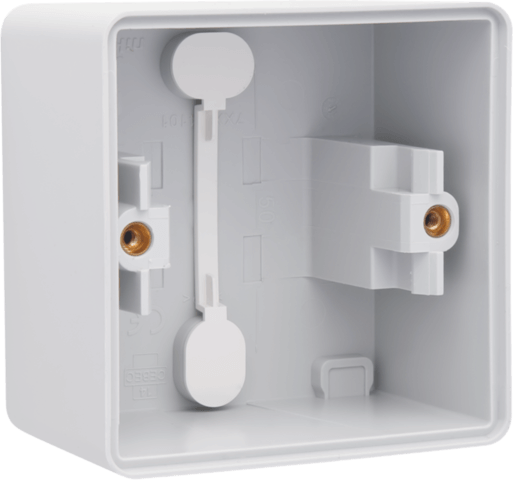 Boîte simple à membranes Hydro - Gris - 1 entrée haut / 1 entrée bas - IP55 - Niko