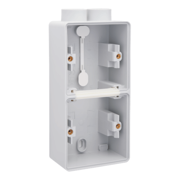 Boîte double verticale 2 entrées M20 Hydro - Gris  - IP55 - Niko