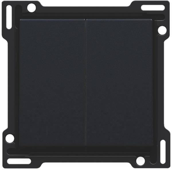 Manette double - Black coated (Noir mat)  - Niko