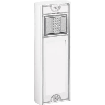 Bouton poussoir Mistral SE 03.0 - Sans fil - Blanc argent - Grothe