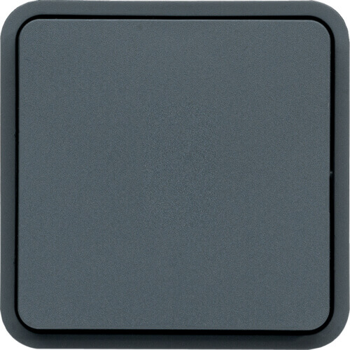[HAGWNA020] Bouton poussoir Cubyko gris - IP55 - Quick connect - Hager
