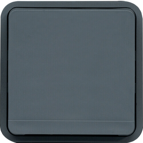 [HAGWNA100] Prise mono Cubyko gris 2P+T - IP55 - 16A - 250V - Quick connect - Hager