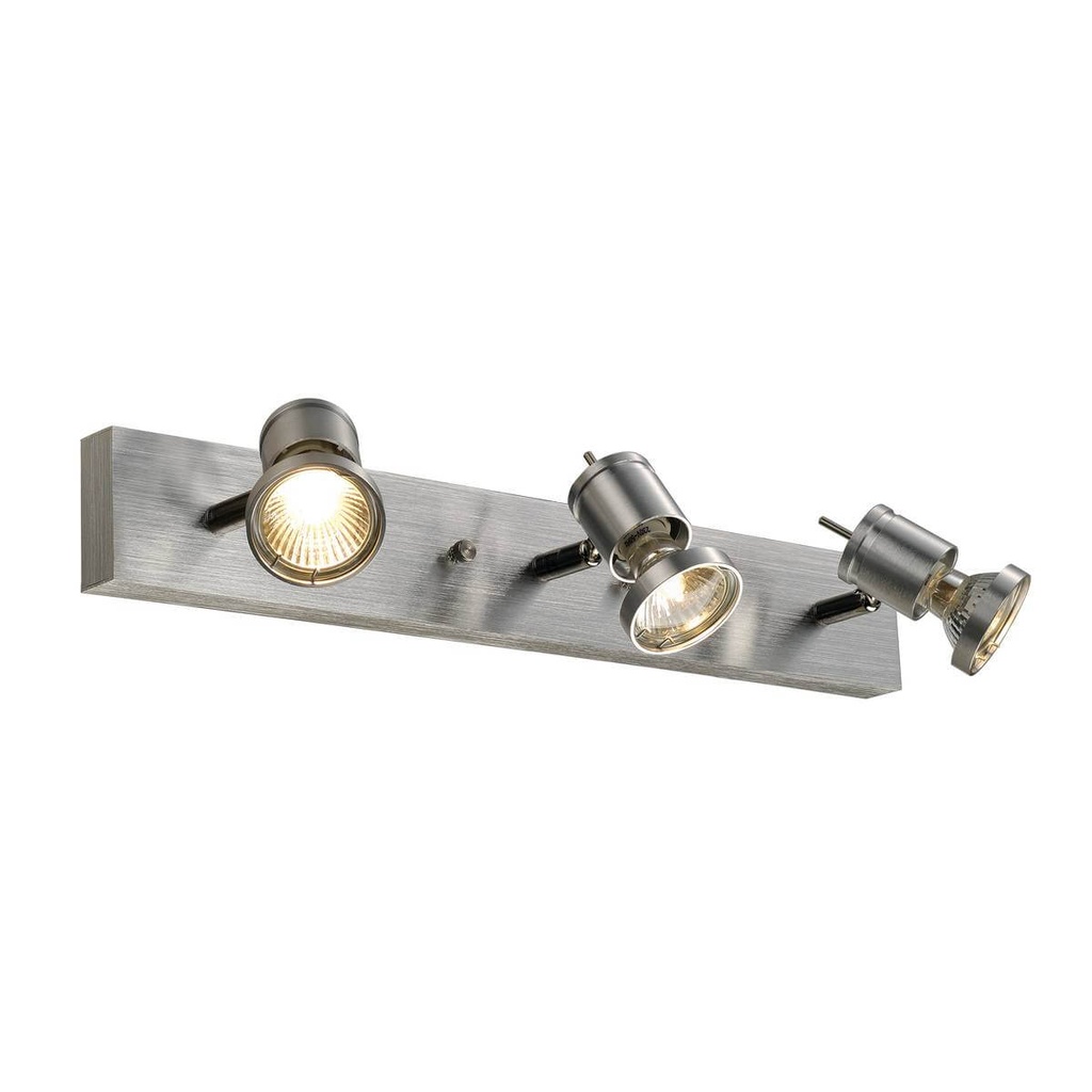 [SLV147443] Applique / Plafonnier Asto 3 - GU10 - Alu brossé - IP20 - SLV