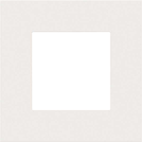 Plaque simple - Pure Steel White - Niko