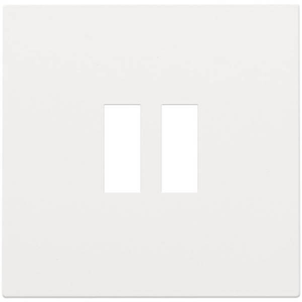 [NIK154-68001] Enjoliveur pour chargeur USB - Double - White Coated - Niko