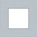 Enkelvoudige afdekplaat - Pure Alu Grey - Niko