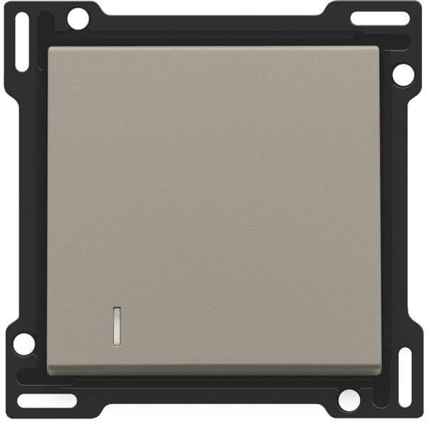 Manette simple avec voyant - Bronze - Niko