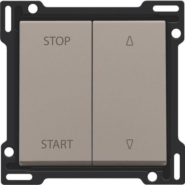 Manette pour bouton poussoir pour volet - Bronze - Niko