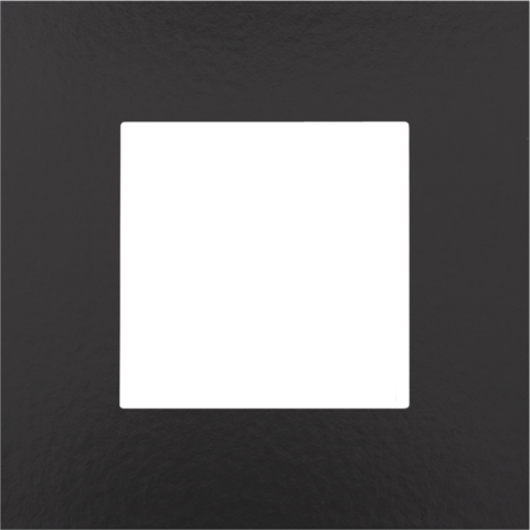 Plaque simple - Pure - Bakelite piano black - Niko