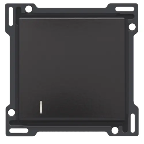 Manette simple avec témoin - Piano black coated - Niko