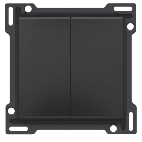 Manette double - Piano black coated - Niko