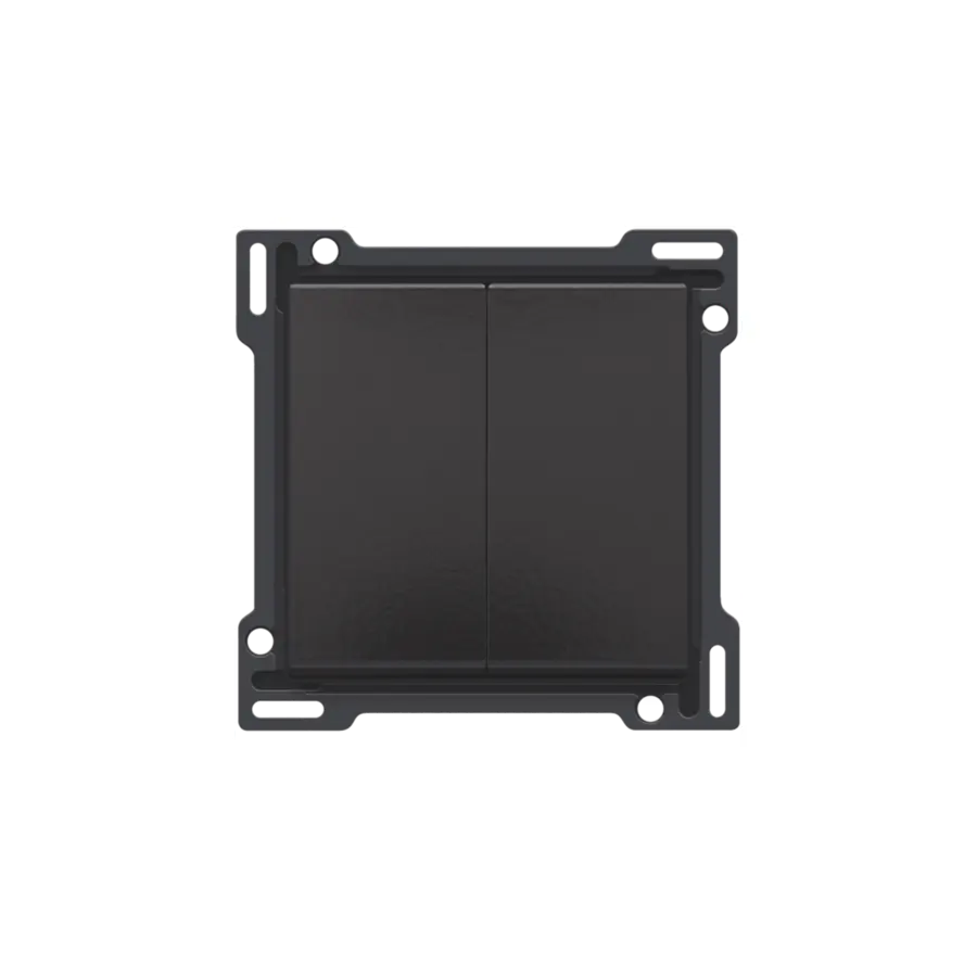 Manette double - Piano black coated - Niko