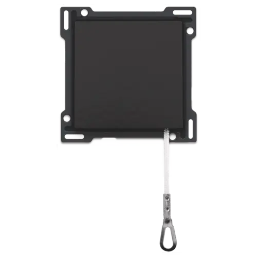 Set de finition pour interrupteur à tirage - Piano black coated - Niko