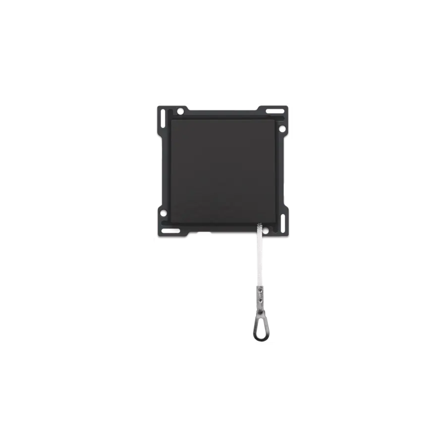 Set de finition pour interrupteur à tirage - Piano black coated - Niko